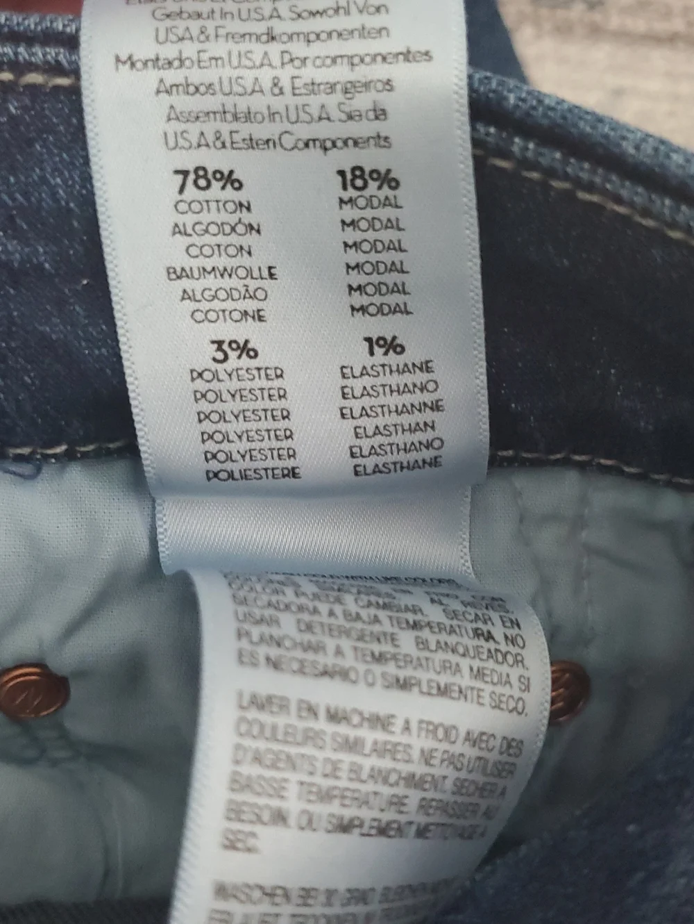 Mother High Waisted Looker Crop Pardon My French Blue Soft Stretch Jeans Sz25